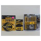 DeWalt Measuring and Bit Tools