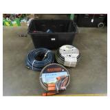 Garden Hoses and Storage Tote