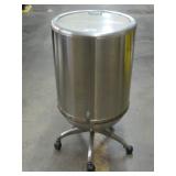 Rolling Stainless Beverage Cooler