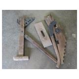 Antique Wooden Wagon Jack