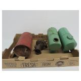 Vintage Metal Reservoirs and Valve