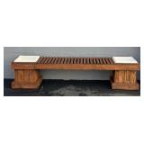 Wooden Planter Bench