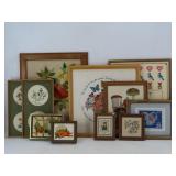 Framed Prints and Embroideries
