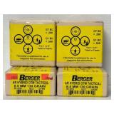 Berger 6.5mm 130 Grain Tactical Bullets