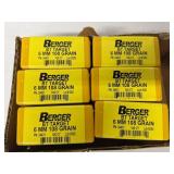 Berger 6mm 108 Grain Target Bullets