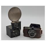 Vintage Brownie and Spartus Cameras