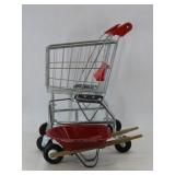 Child-Size Shopping Cart & Radio Flyer Wheelbarrow