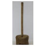 Antique Primitive Wooden Stomper