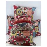 Quilted Patchwork Throw Pillows