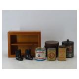 Advertising Tins and Country Store Items