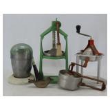 Vintage Kitchen Juicers and Citrus Presses