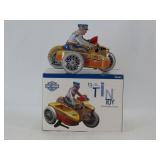 Harley-Davidson Tin Police Motorcycle Toy