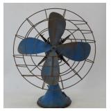 Hunter Blue Metal Electric Fan