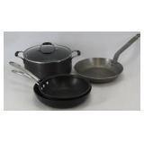 Calphalon, All-Clad and de Buyer Cookware