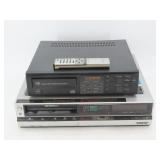 Vintage Sony Betamax VCR and ADC CD Player