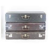 Three Vintage Musical Instrument Cases