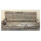 Slat Style Porch Swing
