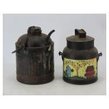 Fuel Can and Cream Can