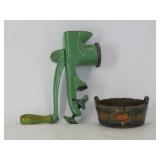 Art Pottery and Food Grinder