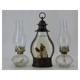 Oil Lamps & Nativity Lantern