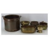 Assorted Brass Vessels