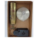 Brass Fire Extinguisher, Phone Box and Canteen