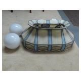 Stained Glass Ceiling Light Fixture
