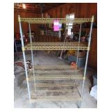 Four Tier Wire Shelving Unit