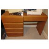 Modern Oak Finish Desk