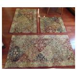 Three Decorative Area Rugs