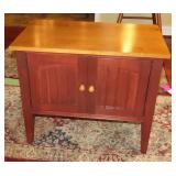 Two Door Painted Stand Table