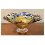 Ron Hinkle Art Glass Bowl