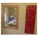 Wall Mirror And Decorative Art Panel
