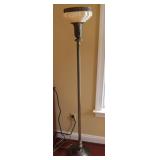 Brass Toned Torchiere Floor Lamp