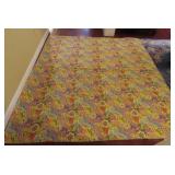 Whole Cloth Paisley Print Quilt