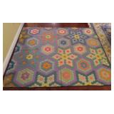 Hexagon Mosaic Flower Quilt