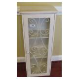 White Glass Door Display Cabinet