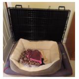 Dog Crate And Pet Bedding