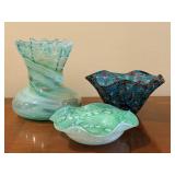 Art Glass Vases And Bowls