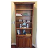 Maple Finish Pine Bookcase