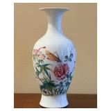 Grasshopper / Rose Style Porcelain Vase
