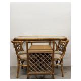Rattan Dining Table And Chairs