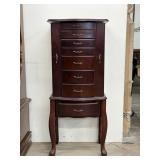 Jewelry Armoire With Mirror
