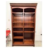 Cherry Finish Open Bookcase