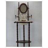 Victorian Style Wooden Washstand