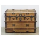 Flat Top Travel/Steamer Trunk
