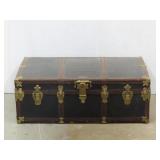 Drucker Flat Top Travel/Steamer Trunk
