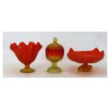 Amberina Cadmium Glass