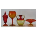 Amberina Cadmium Glass