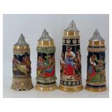 Lift Top Beer Steins